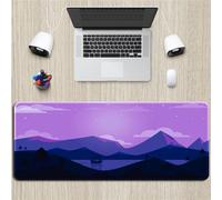 Hixingo Paysages Colorés Tapis de Souris XXL/XL/L, Tapis de Souris Gamer, Tapis Souris avec Bords Cousus, Tapis de Souris en Base Antidérapante,Convient Gaming,Maison (600x300x3mm,Montagne)