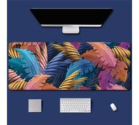 Hixingo Plantes de Jardin Tapis de Souris XXL, Tapis de Souris Gamer, Tapis Souris avec Bords Cousus, Tapis de Souris en Base Antidérapante,Convient Gaming,Maison (700x300x3mm,Coloré)