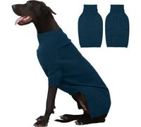 Hixingo Pull pour Chien Petite Moyen Grande Taille, XS-5XL Pull-Over en Tricot pour Chien Manteau Chats Chaud et Doux Hiver Tricot Vêtement Chat Hiver par Temps Froid (YX367 Turquoise,XL)