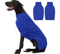 Hixingo Pull pour Chien Petite Moyen Grande Taille, XS-5XL Pull-Over en Tricot pour Chien Manteau Chats Chaud et Doux Hiver Tricot Vêtement Chat Hiver par Temps Froid (YX367 Bleu,M)