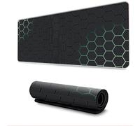 Hixingo Ruche Fraîche Tapis de Souris XXL/XL/L, Tapis de Souris Gamer, Tapis Souris avec Bords Cousus, Tapis de Souris en Base Antidérapante, Convient Gaming, Maison (700 * 300 * 3mm,Vert)