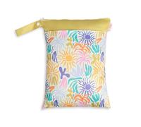 Hixingo Sac à Couches Imprimé Nordique, Réutilisable Sac à Maillot Mouillé Étanche Organiseur Pochette Couche Lavable, Eclair Wetbag de Voyage avec Double Fermeture Eclair (Coloré,1 pièce)