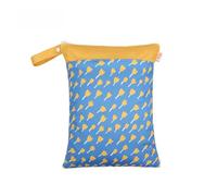Hixingo Sac à Couches Imprimé Plantes Vertes,Réutilisable Sac à Maillot Mouillé Étanche Organiseur Pochette Couche Lavable,Eclair Wetbag de Voyage avec Fermeture Eclair (Bleu,2 pièces)