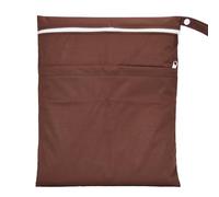Hixingo Sac à Couches Lavables, Réutilisable Sac à Maillot Mouillé 30x36cm Organiseur Pochette Couche Lavable, Imperméable Eclair Wetbag de Voyage pour Les Plage Piscine (Couleur Unie 7,3 Packs)