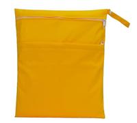 Hixingo Sac à Couches Lavables, Réutilisable Sac à Maillot Mouillé 30x36cm Organiseur Pochette Couche Lavable, Imperméable Eclair Wetbag de Voyage pour Les Plage Piscine (Couleur Unie 12,2 Packs)