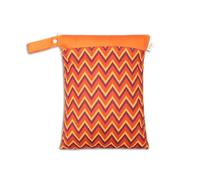Hixingo Sac à Couches Lavables, Réutilisable Sac à Maillot Mouillé 30x40cm Organiseur Pochette Couche, Imperméable Eclair Wetbag de Voyage pour Les Plage Piscine (Halloween 004,1 Pack)