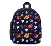 Hixingo Sac a Dos Enfant Fille de 3 à 10 Ans, Halloween, Cartable Maternelle, Sac a Dos Grande Capacité, Idée Cadeau, pour Petit Adolescents (Petits monstres)
