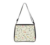 Hixingo Sac a Main Femme Grand, Sac Cabas Femme Tote Bag Sac en Toile Femme Shopper Porté Epaule Bandoulière Sac à Main Pliable pour l'école, Travail, Shopping, Classic Fleurs (Vert,22 * 20 * 7cm)