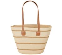 Hixingo Sac de Plage Paille XXL Femme Homme, Grand Sac de Plage en Été Cabas de Piscine Pliable Léger Beach Tote Bag pour Vacances, Gymnase, Voyage, Shopping (25 * 8 * 27CM,Paille 9)