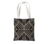 Hixingo Sac de Plage Toile XXL Femme Homme, Grand Sac de Plage en Été Cabas de Piscine Pliable Léger Beach Tote Bag pour Vacances, Gymnase, Voyage, Shopping (37 * 33cm,Or noir 11)