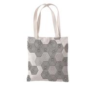 Hixingo Sac de Plage Toile XXL Femme Homme, Grand Sac de Plage en Été Cabas de Piscine Pliable Léger Beach Tote Bag pour Vacances, Gymnase, Voyage, Shopping (37 * 33cm,Impression grise 15)