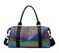 Hixingo Sac de Sport pour Femme et Homme, Sac de Voyage Week-End Pliable Cabine 35 litres Grand Volume pour Les Voyages d'affaires et Les Escapades du Weekend (Vert,49x17x25cm)