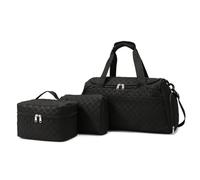 Hixingo Sac de Sport pour Femme et Homme, Sac de Voyage Week-End Pliable Cabine 35 litres Grand Volume pour Les Voyages d'affaires et Les Escapades du Weekend (Noir,52x24x25cm)