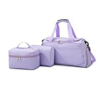 Hixingo Sac de Sport pour Femme et Homme, Sac de Voyage Week-End Pliable Cabine 35 litres Grand Volume pour Les Voyages d'affaires et Les Escapades du Weekend (Violet,52x24x25cm)