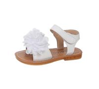 Hixingo Sandales Fille 21-30 Ete Chaussures Mode Confortable Élégant Rêve Sandale Enfant Fille Chaussure de Princesse Enfant pour Activités Quotidiennes, Vacances, Sorties, Plage (Blanc,24)