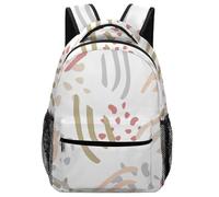 Hixingo Style abstrait Sac à Dos Enfants Fille Garçons, Confortable Jardin d'enfants Cartable Primaire Maternelle, Petit Adolescents Sac a Dos Grande Capacité (C,42x31x15cm)
