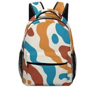 Hixingo Style abstrait Sac à Dos Enfants Fille Garçons, Confortable Jardin d'enfants Cartable Primaire Maternelle, Petit Adolescents Sac a Dos Grande Capacité (B,42x31x15cm)