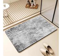 Hixingo Style Wabi-sabi 3D Tapis de Bain Antidérapant Diatomite Absorbant Séchage Rapide Tapis de Douche pour Salles de Bains, Cuisines, Chambres à Coucher, Eviers (Simple 1,50x80cm)