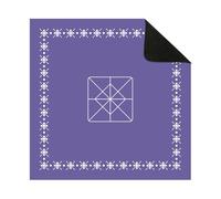Hixingo Tapis de Mahjong Antidérapant Épais 80x80cmx2,5mm Tapis de Table de Jeu Professionnel Antibruit pour Dominos, Protège-Table | Couleur Unie (Violet 616,1)