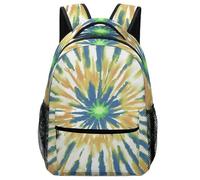Hixingo Tie-dye 3D Sac à Dos Enfants Fille Garçons, Confortable Jardin d'enfants Cartable Primaire Maternelle, Petit Adolescents Sac a Dos Grande Capacité (I,42x31x15cm)