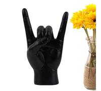HiXip Signe de Main Rock and Roll, Sculpture Rock Hand | Statues de Doigt de Sculpture à la Main,Sculpture à la Main d’Art Moderne, Signe de Main Je t’Aime pour la décoration intérieure, esthétique