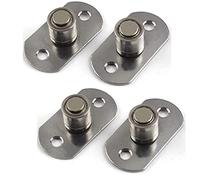 HIXISTO Guide Porte Coulissante,Guide De Plancher Petit Roller Sol Accessoires Guide de la Piste Fermer Bouchon de Porte coulissante pour Piste Matériel de Porte coulissante avec roulement