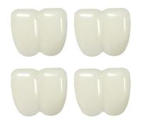 HIXNUG Lot de 4 faux capuchons à grandes dents, clown, lapin, sorcière, fausses dents laids pour Halloween