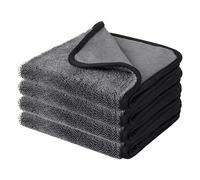 HIYAA Shiny Bath Lot de 4 Serviettes sèches 40 x 60 cm pour Cabine de Douche et Salle de Bain XXL