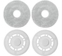 HIYOUNG Lot de 2 serpillères avec 2 supports de rechange, pour Xiaomi X20+, Dreame L10S Pro Gen 2/L10S Pro Gen 3/L10 Ultra/L10S Pro/L10S Ultra/L10 Prime/X20 Pro, support de serpillère