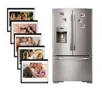 HIYQIN 10 Pièces Cadres Photo Magnétiques pour Films Instax Wide, 3,5 x 4,25” Pochettes Photo pour Polaroid Now/600/OneStep+, Support Photo pour Appareils Photo Fujifilm Wide 400/300/EVO - Noir