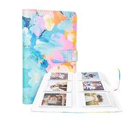 HIYQIN Album Photo Instax Polaroid 3 Pouces, Mini Album Photo 96 Poches pour 2x3 Pouces Fujifilm Instax Mini 12 11 9 8 8+ 7s 25 70 90 Film pour Appareil Photo Instantané (Coloré)