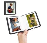 HIYQIN Album photo Instax Wide 28 pochettes rétro pour Fujifilm Instax Wide 400/300/200/Polaroid Now+/I-Type/OneStep2 Noir