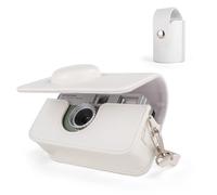 HIYQIN Étui de protection compatible avec Kodak EKTAR H35/Ultra F9/Vibe 501F, sac de transport en cuir PU et étui de rangement pour appareil photo Kodak H35/Ultra F9/Vibe 501F - Blanc