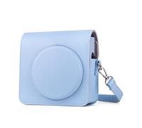 HIYQIN Étui de Protection en Cuir pour Appareil Photo Fujifilm Instax Square SQ1 - Étui de Transport Fuji Square SQ1 avec Bandoulière Réglable - Bleu