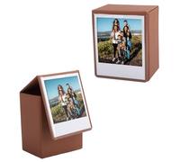 HIYQIN Étui photo pour Instax Wide Film, boîte de rangement pour photos de 8,9 x 10,8 cm, compatible avec Fujifilm Instax Wide 400/300/210/Wide EVO, support photo pour Polaroid 600/I-Type/OneStep2