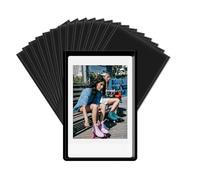 HIYQIN Lot de 15 cadres magnétiques pour films Instax Mini/Polaroid, aimants photo 6,4 x 9,4 cm pour réfrigérateur, cadre photo décoratif 9,4 x 6,4 cm, idéal pour les fêtes et les festivals - Noir