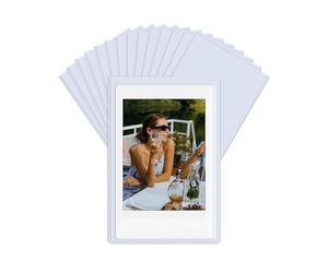 HIYQIN Lot de 15 cadres magnétiques pour films Instax Mini/Polaroid, aimants photo 6,4 x 9,4 cm pour réfrigérateur, cadre photo décoratif 9,4 x 6,4 cm, idéal pour les fêtes et les festivals - Blanc