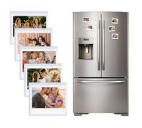 HIYQIN Lot de 15 cadres magnétiques pour Instax Wide Film, pour Polaroid Now/600/OneStep+, 8,9 x 10,8 cm, pour Instax Wide 400/300/210 - Blanc