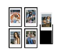 HIYQIN Lot de 15 cadres photo magnétiques pour film Instax Mini - Affichage photo 5 x 7,6 cm - Pour Fujifilm Instax Mini LiPlay 12 11 9 8 99 70 50 40 SE EVO - Noir