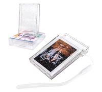 HIYQIN - Lot de 2 Boîtes de Rangement pour Photos de 2x3, Étui pour Photos Instax, Mini Support Photo pour Film Instantané Fujifilm Instax Mini 12 11 9 8 7 99 70 40 90 Evo - Paillettes