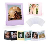 HIYQIN Lot de 8 cadres photo de table pour Polaroid i-Type Now/OneStep2/Flip/Lab 10,8 x 8,9 cm (4,25 x 3,5 pouces), petits cadres photo, pour films d'appareil photo des séries 600/SX-70, multicolores