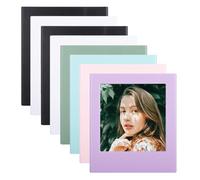 HIYQIN Lot de 8 cadres photo magnétiques pour Polaroid Now/OneStep2/Flip/Lab/i-Type/600/SX-70 Series Instant Camera Film, 10,7 x 8,9 cm, noir