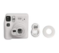 HIYQIN Miroir à selfie pour Instax Mini SE/Mini 7+, miroir autoportrait pour selfie, accessoires compatibles avec Fujifilm Instax Mini SE/7+/7s/9/8+/8 appareils photo instantanés - Blanc