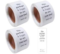 HiyyFloy Autocollants 300 Pièces/3 Rouleaux Onglets De Scellage Rectangulaires, Autocollants D' pour Petite Boîte Cadeau, Étiquettes Autocollantes Auto-adhésives pour Cadeaux