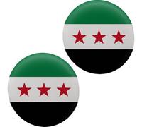 HiyyFloy Broche De Drapeau De République Arabe Syrienne, Épingle De Carte De Syrie, Épingle Souvenir, Emblème National, Badges, Épingles À Revers pour Vêtements Chapeaux