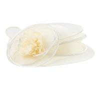 HiyyFloy Chapeau D'église pour Femme, Chapeau De Cocktail Derby, Chapeau Élégant pour Le Thé, Chapeau D'église À Large Bord, Bibis De Mariage pour Une Fête du Thé