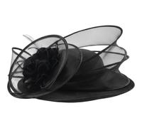 HiyyFloy Chapeau D'église pour Femme, Chapeau De Cocktail Derby, Chapeau Élégant pour Le Thé, Chapeau D'église À Large Bord, Bibis De Mariage pour Une Fête du Thé