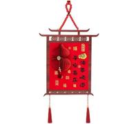 HiyyFloy Chinese New Year Hanging Ornament Oriental Decoration with Tassel Front Door Decor for Living Room Holiday Celebration