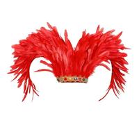 HiyyFloy Coiffe De Carnaval pour Femme, Ornée De Plumes De, Idéale pour Les Mariages, Les Bals Masqués, Le Cosplay Les Spectacles De Cabaret.