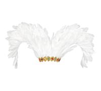 HiyyFloy Coiffe De Carnaval pour Femme, Ornée De Plumes De, Idéale pour Les Mariages, Les Bals Masqués, Le Cosplay Les Spectacles De Cabaret.